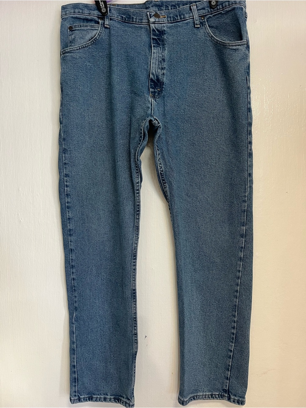 Wrangler Men's Medium Blue Slim Straight Jeans 40x34